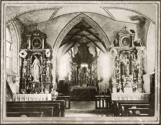 Pfarrkirche Volkmannsdorf um 1912