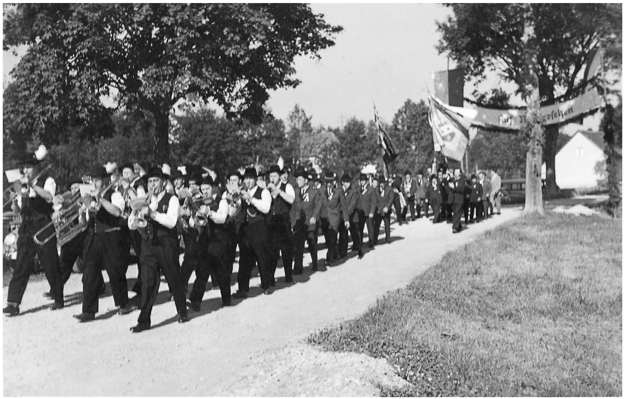 1958 Fahnenweihe Sch�tzenverein Wang