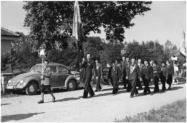 1958 Fahnenweihe Sch�tzenverein Wang