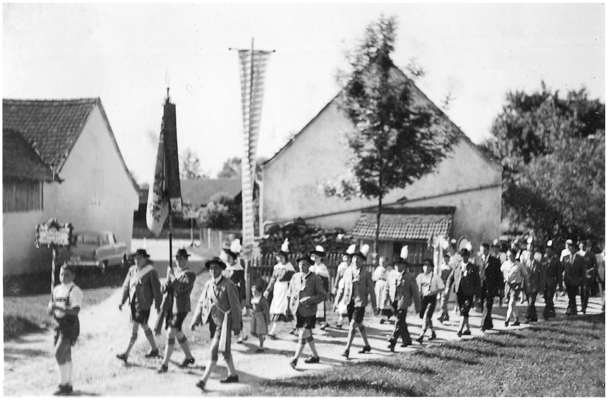 1958 Fahnenweihe Sch�tzenverein Wang
