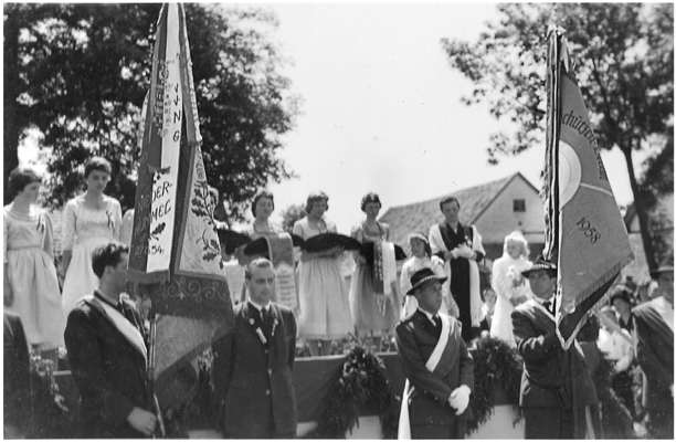 1958 Fahnenweihe Sch�tzenverein Wang