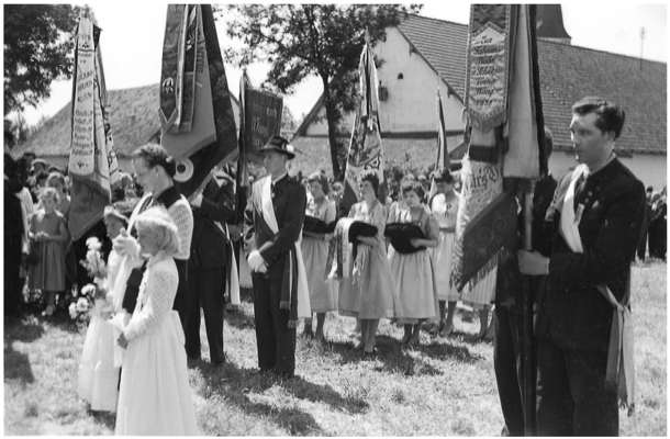 1958 Fahnenweihe Sch�tzenverein Wang