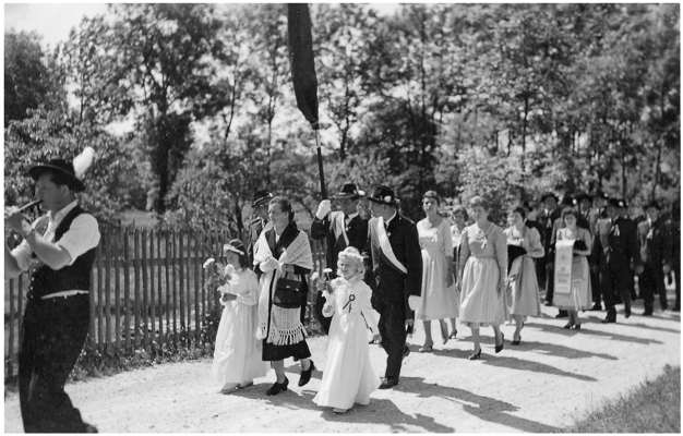 1958 Fahnenweihe Sch�tzenverein Wang