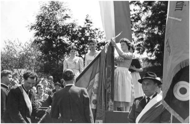 1958 Fahnenweihe Sch�tzenverein Wang