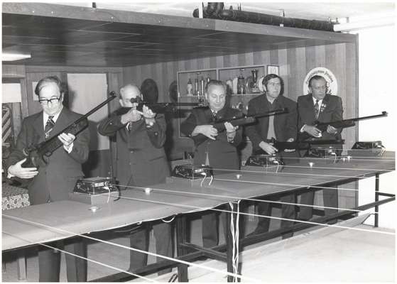 Sch�tzenverein Wang, neue Schie�anlage wurde eingeweiht - 01.05.1974