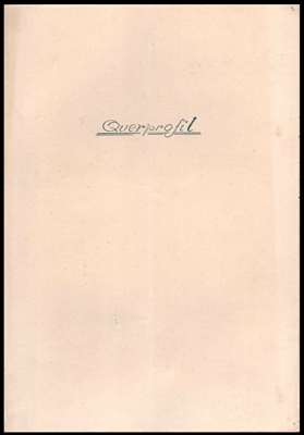 1904 - Querprofil durch die Br�ckenachse