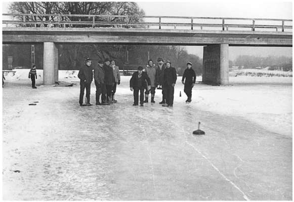 Volkmannsdorf Winter 1961, Isar und Amper sind zugefroren
