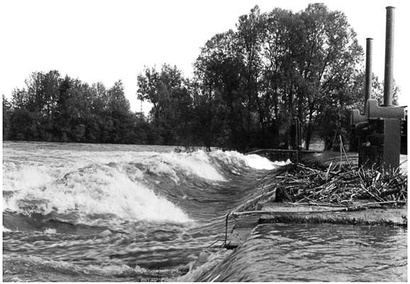 Volkmannsdorf, Hochwasser Isar und Amper 1965