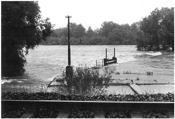 Volkmannsdorf, Hochwasser Isar und Amper 1965