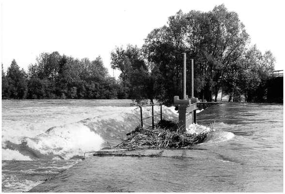 Volkmannsdorf, Hochwasser Isar und Amper 1965