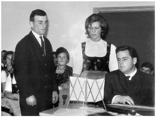Schule Volkmannsdorf, Lehrer Konrad Huber 1959 - 1965