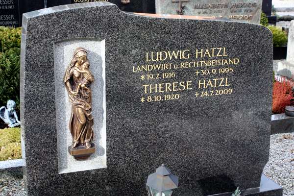 Grabstein Ludwig Hatzl *19.02.1916 †30.09.1995
