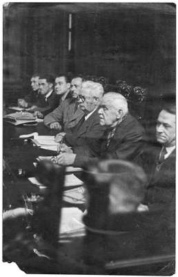 08.12.1946 Pr�sidentschaftswahl im Rathaussitzungssaal M�nchen, Ludwig Hatzl *19.02.1916 †30.09.1995