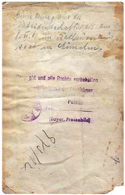 08.12.1946 R�ckseite des Bildes