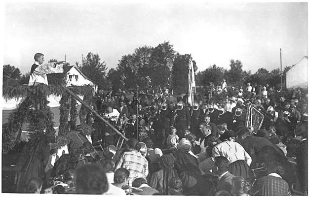 7. Juli 1928 Empfang des Primizianten Johann Oberhauser