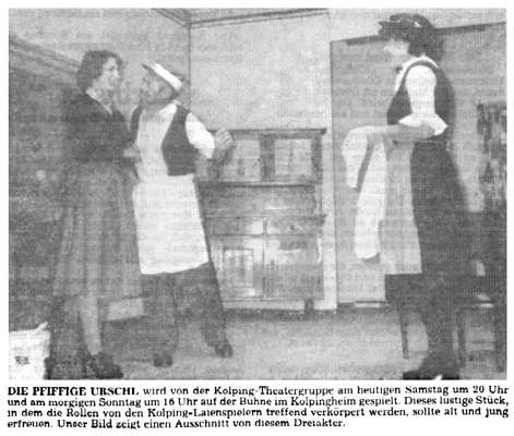 KGV Theater 1981 „Die pfiffige Urschl“