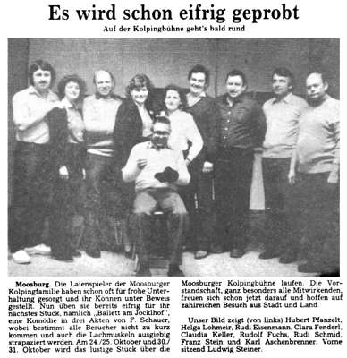 KGV Theater 1981 „Ballett am Jocklhof“