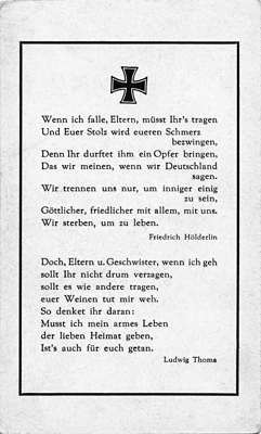 Sterbebildchen 1945 Adolf St�ckl *25.05.1922 †11.01.1945 aus Schamers SS Rottenf�hrer gefallen WK2