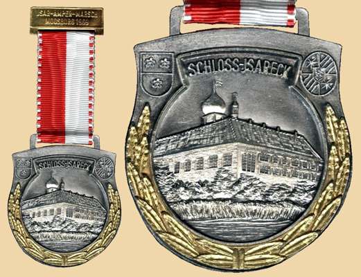 Plakette Isar-Amper-Marsch Moosburg 1959