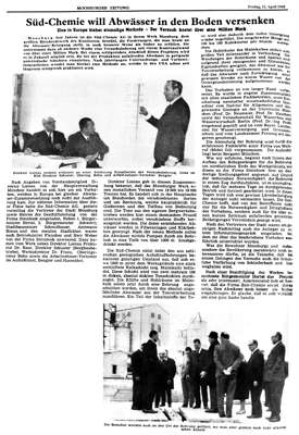 S�d Chemie will Abw�sser in den Boden versenken MZ 12.04.1968