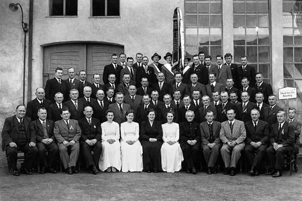 Moosburg, Maurer und Zimmerer, 80j�hriges Gr�ndungsfest 1951