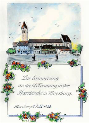 Zur Erinnerung an Firmung, Valentin Ott 1938