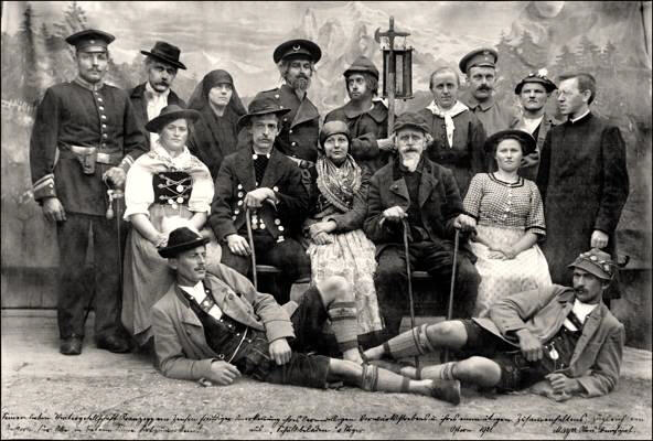 Ostern 1921 - Theatergesellschaft Kranzegg