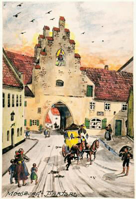 Isartor, von innen, Valentin Ott, 1962