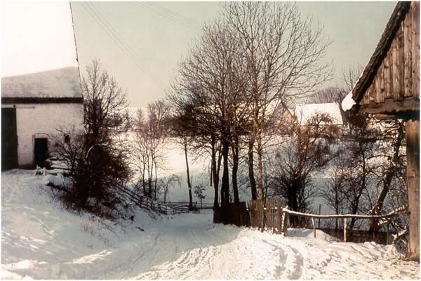 Volkmannsdorf 1940, Untere Hauptstrasse, rechts Ligeter-Stadl