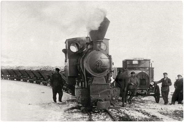S�d Chemie, Verladebahnhof in Bruckberg in den 1930ern
