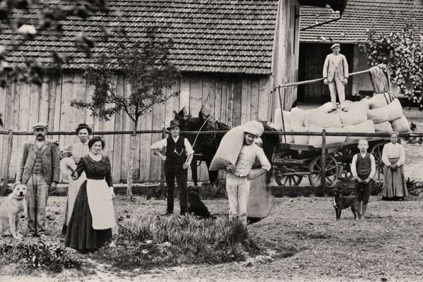 Ausschnitt Aselm�hle, Gemeinde Wang um 1910