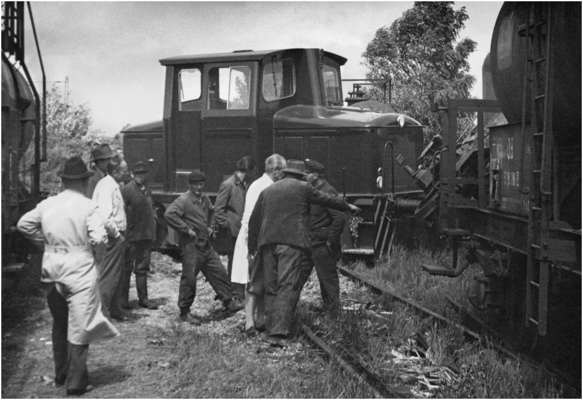 10. Mai 1961, Rangierunfall in der Driescherstrasse mit der S�d Chemie Werkslok