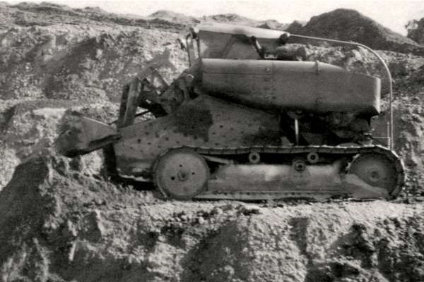20. M�rz 1959, Menck Sch�rfk�belraupe im Tagebau in Almosenbachhorn