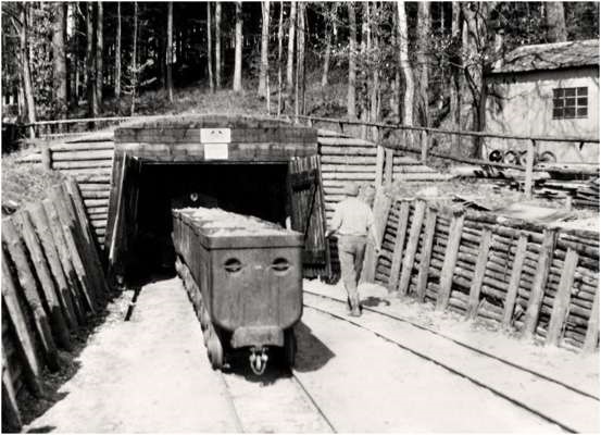 20. M�rz 1959, Untertagebau in Niederreith