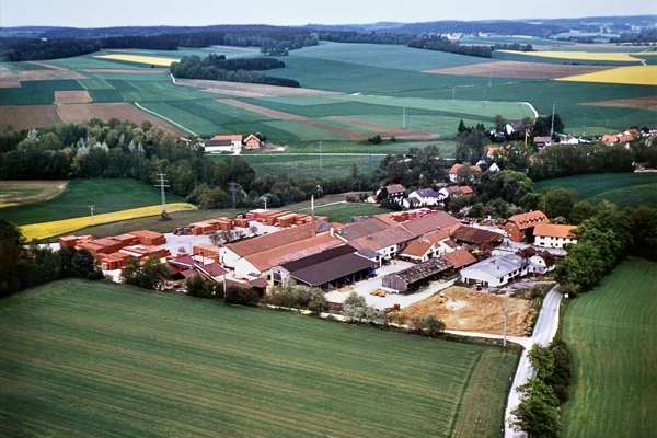Luftaufnahme S�gewerk und Ziegelei von Karl Kohn in Zieglberg