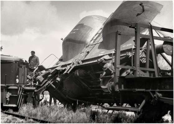 10. Mai 1961, Rangierunfall in der Driescherstrasse mit der S�d Chemie Werkslok