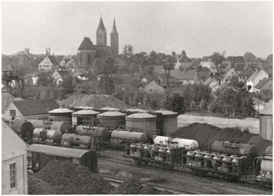S�d Chemie Werk Moosburg in den sp�ten 1950er Jahren