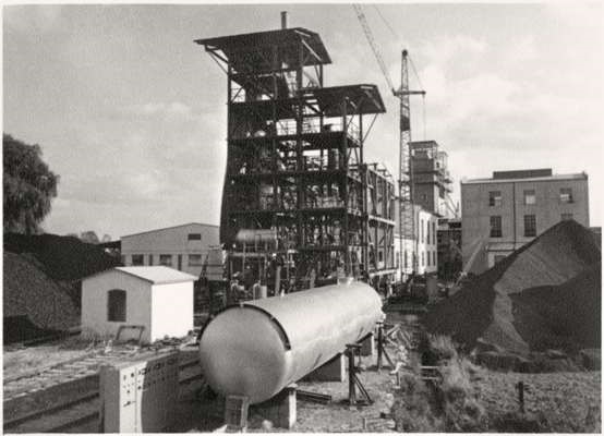 Neubau im Werk Moosburg, Oktober 1957