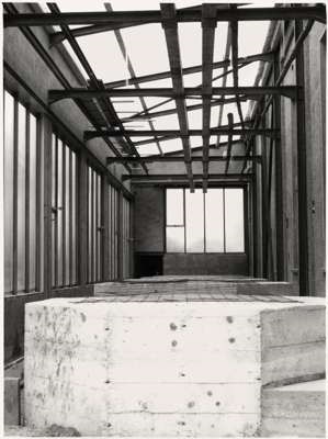 Anbau Kocherei (Kochhaus), im Rohbau, 9. M�rz 1966