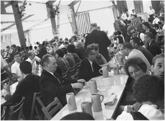 24. Juni 1967 S�d Chemie Sommerfest, im Bierzelt