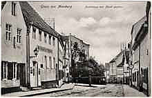 Poststrasse, heute Weingraben, Postkarte von 1905
