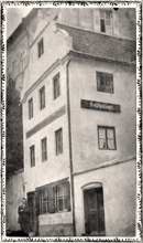 Moosburg Weingraben, Schwarzb�lzl Holzschuhlager, um 1915
