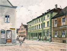 Valentin Ott 1937, Blick zur Brauerei Neue Post