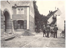Moosburg, Weingraben, Fertl-Eck, Baustelle 1936
