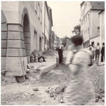 Moosburg, Weingraben, Fertl-Eck, Baustelle 1936