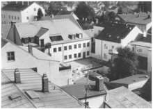 Moosburg, Weingraben Hinterhof, 1960