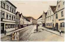 Poststrasse, heute Weingraben, Postkarte von 1907