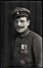1917 - Gefreiter, B�rgermeister von Volkmannsdorf Simon Schnaitl (*1894 †1978) als Soldat