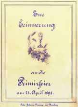 24. April 1898 Primiz von Johannes Neumayr, Moosburg Statzenbach