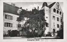 Schlo�-Hof Isareck, Postkarte 20.06.1928
